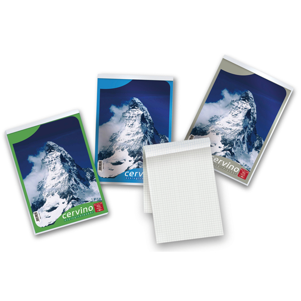 Blocco Cervino - A4 - 210 x 297mm - 50gr - 50 fogli - 5mm - Pigna