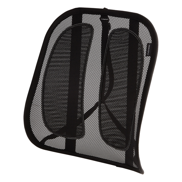 Supporto schiena Office Suites - 50x45x20 cm - in tessuto a rete - nero - Fellowes