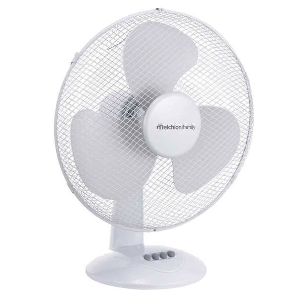 Ventilatore da tavolo - 3 velocità - pala diametro 40 cm - 35 W - 41,4 x 51,8 x 23,9 cm - Melchioni family
