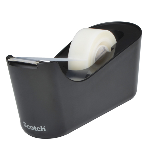 Dispenser da tavolo Magic C 18 - per nastri 33 m - 1 rotolo magic incuso - nero - Scotch