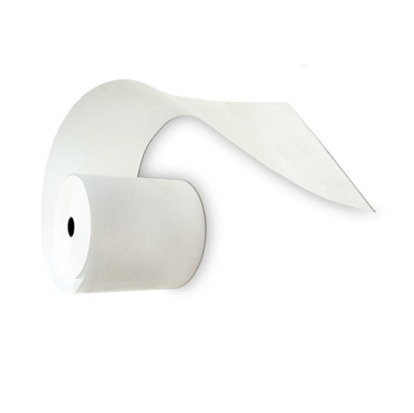 Rotolo per calcolatrice - 57 mm x 35 m - 60 gr - diametro esterno 60 mm - anima 12 mm - bianca - Rotolificio Pugliese - blister 10 pezzi